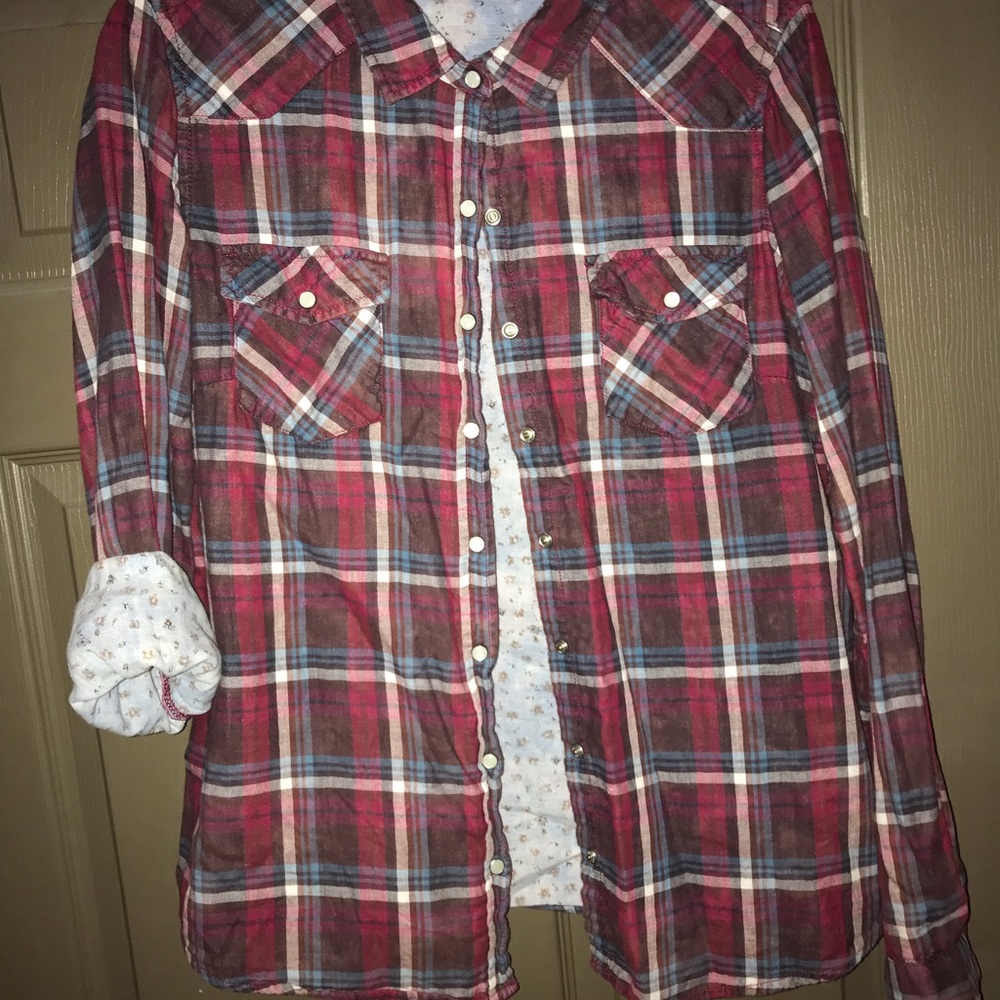 Cute Flannel Top